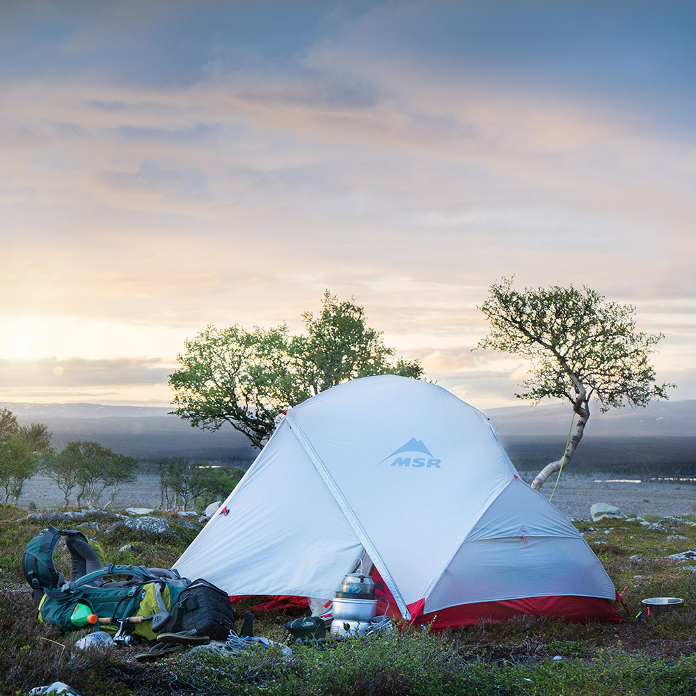 Zelt MSR Hubba Hubba NX 2 in Norwegen
